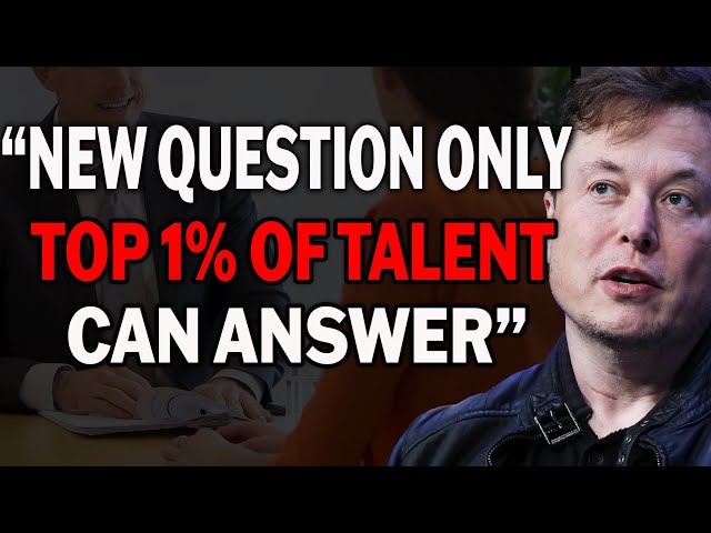 Why I Hire Only Top 1% of Talent - Elon Musk