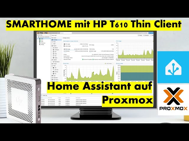 Home Assistant und Proxmox auf dem HP T610 Thin Client installieren