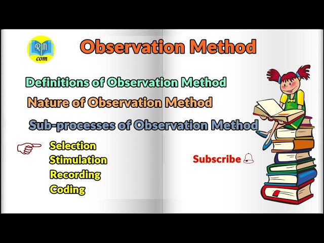 Observation Method full explain I निरीक्षण विधि (Hindi)
