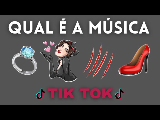 ADIVINHE A MÚSICA DO TIK TOK COM EMOJIS - DESAFIO MUSICAL #3