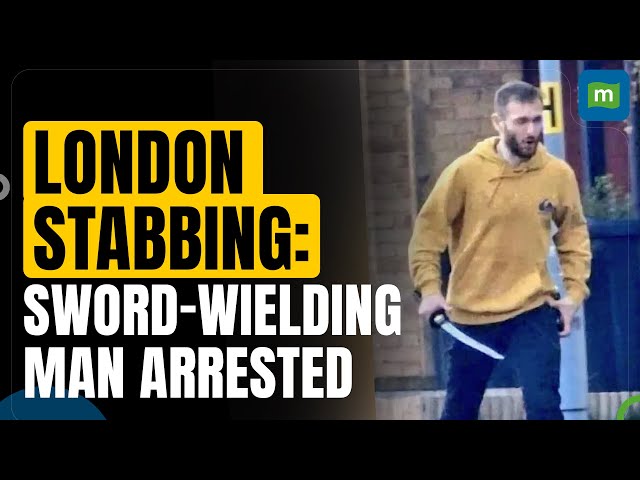 London police arrests man armed with a sword following the reports of a stabbing