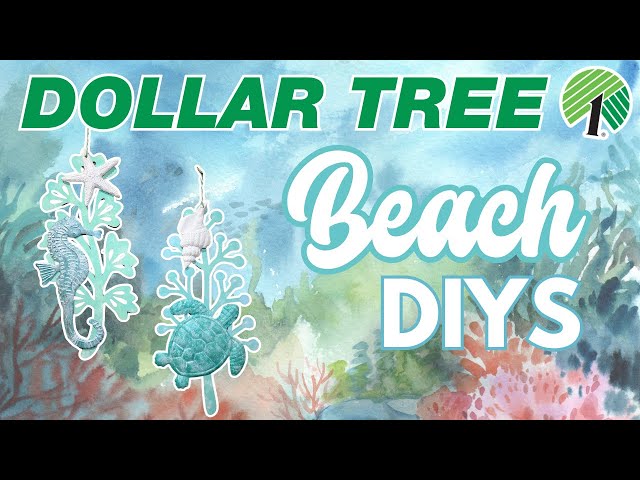🌊 Shore Living: 7 NEW Dollar Tree DIYS & Hacks! Coastal Beach Decor 2024