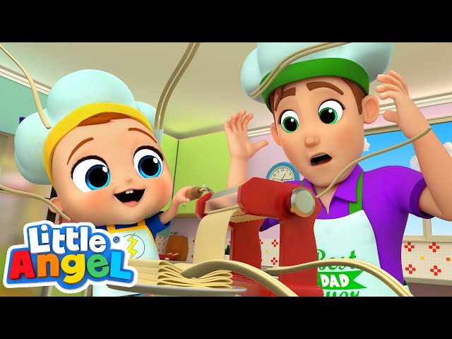 Family Cooking Pasta Song | @LittleAngel Kids Songs & Nursery Rhymes
