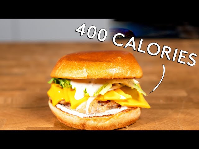 Make a 400 Calorie Chicken Sandwich in 15 minutes.