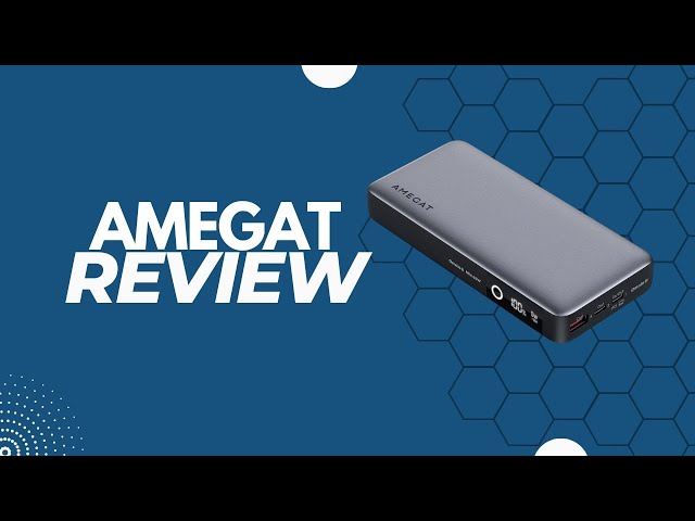 Review: AMEGAT Power Bank 65W, 20000mAh Laptop Portable Charger USB C 3-Port PD 3.0 Battery Pack