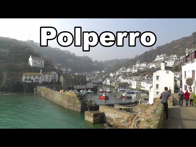 Polperro Harbour in Cornwall on A Perfect Day