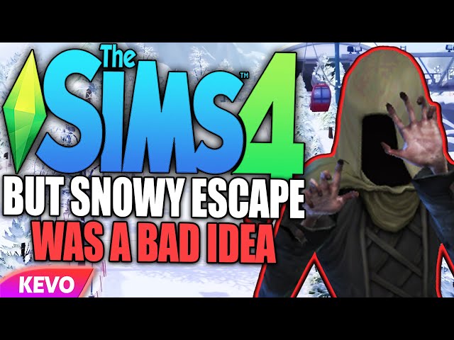 Sims 4 but Snowy Escape was a bad idea