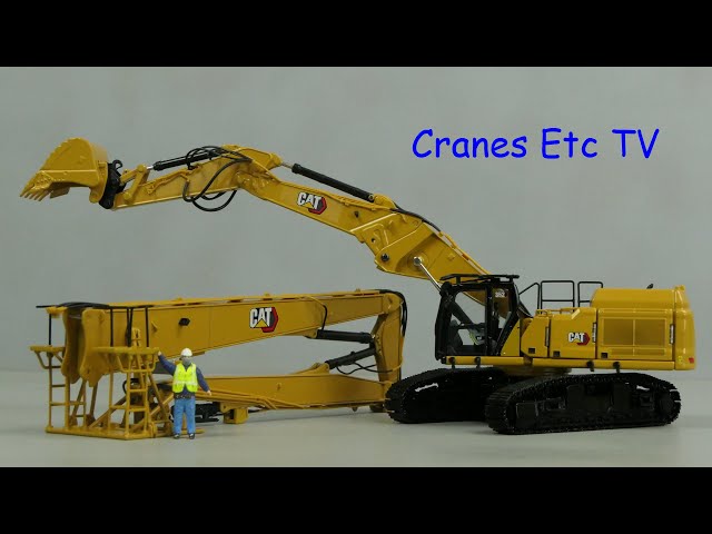 Diecast Masters Caterpillar 352 UHD Demolition Excavator by Cranes Etc TV