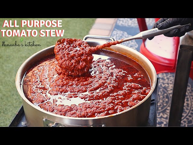 Tomato Stew recipe for all your tomato base recipes-cook big batch#kitchen#hack#asmr