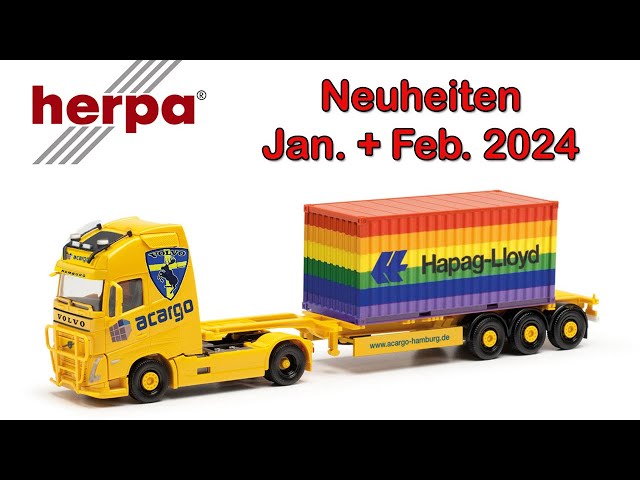 Herpa Modellauto Neuheiten | Januar und Februar 2024
