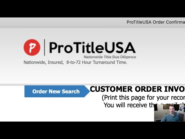 ProTitleUSA Review: Is this the easiest way to do a title search?