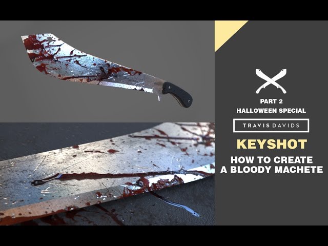 Keyshot - Part 2 - How To Create A Bloody Machete