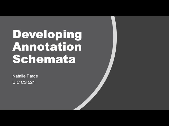Developing Annotation Schemata