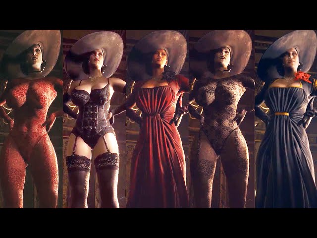 All Lady Dimitrescu Costumes & Suits Mods Resident Evil 8 Village
