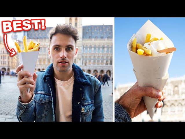 Finding the BEST FRENCH FRIES in Brussels, Belgium 🇧🇪