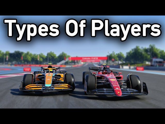 Types Of Players In An F1 22 Multiplayer Race...