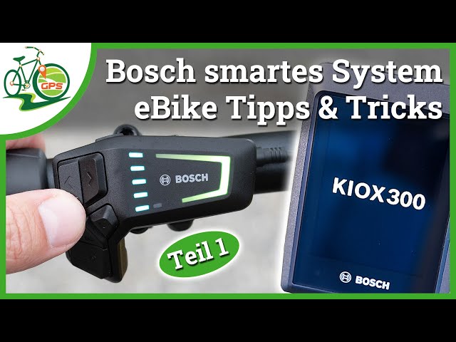 Bosch eBike 🚴 Smart System 💡 Tipps & Tricks Tracking starten/stoppen, KIOX 300 & Co