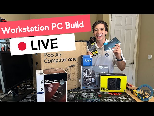 Building A Workstation PC LIVE!