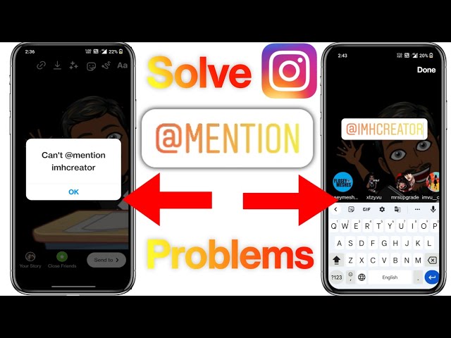 How to Solve Mention problem in instagram - Can't mention someone on instagram Story [+इतर प्रॉब्लम]