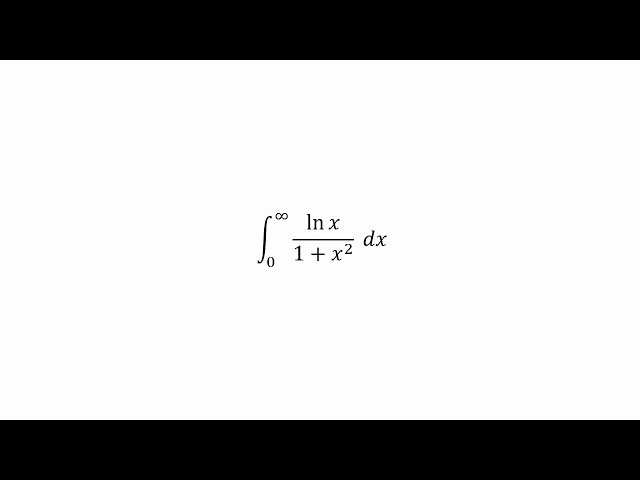 This Integral? It's Nothing - 12 Integrals, Ep. 10