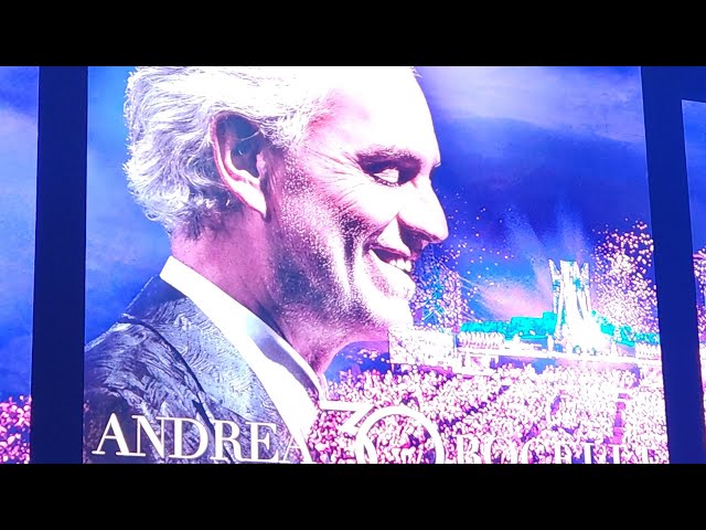 Andrea Bocelli Live In Concert In Cincinnati April 7th🤩😍🥰#andreabocelli