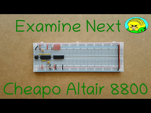 A cheapo Altair 8800 style computer using a Z80 - (part 2) - Examine next and button debounce
