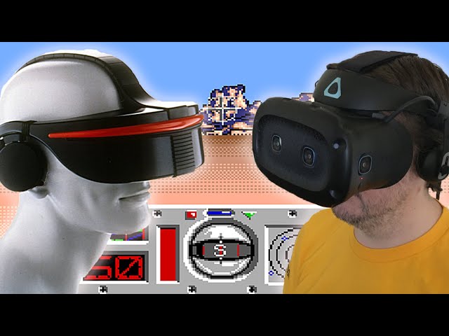 Unreleased Sega VR Headset Emulated On HTC Vive!