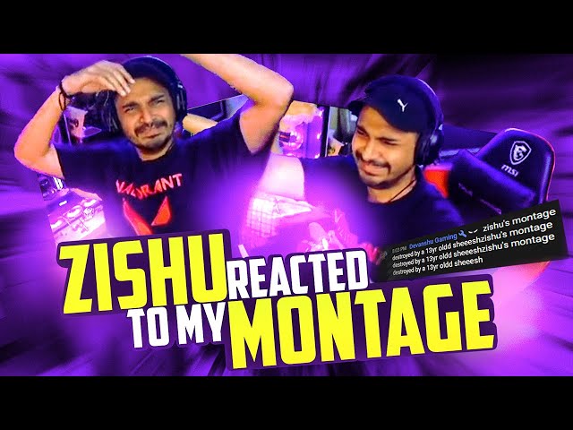 @Zishustreams Reacted to my montage!!!! 😳😳😳 Again!!😳😳