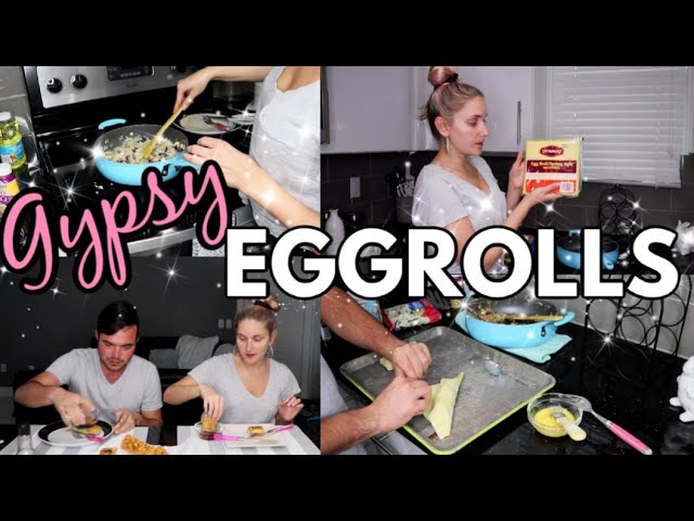 GYPSY WIFE LIFE HOW TO MAKE EASY & DELICIOUS EGG ROLLS | GYPSY FAMILY RECIPE