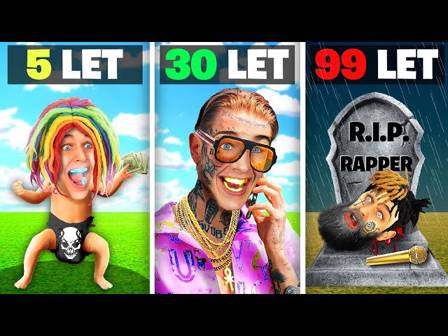 Žiju 99 LET jako RAPPER od narození do smrti! (GTA 5)