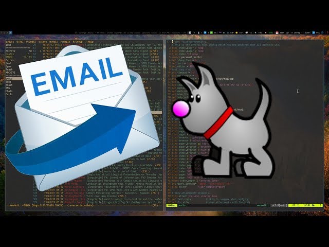 Email on the terminal with mutt