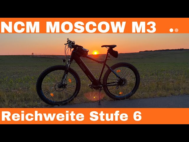 NCM Moscow M3 Ebike Reichweite Test mit höchster Stufe ! Wie viel KM schafft das Mountainbike?