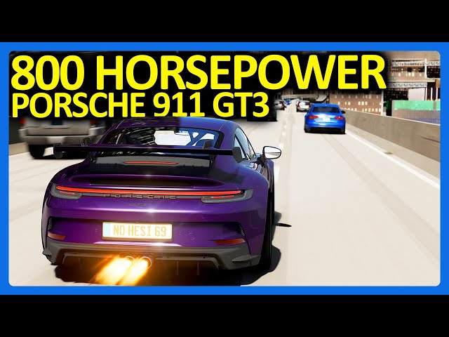 Swerving Through HEAVY Traffic In New York with an 800 Horsepower Porsche 911 GT3!! (No Hesi)