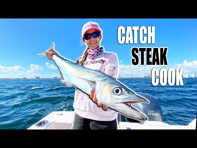 HOW TO CATCH KINGFISH TROLLING with wind on planer! Catch Clean Cook