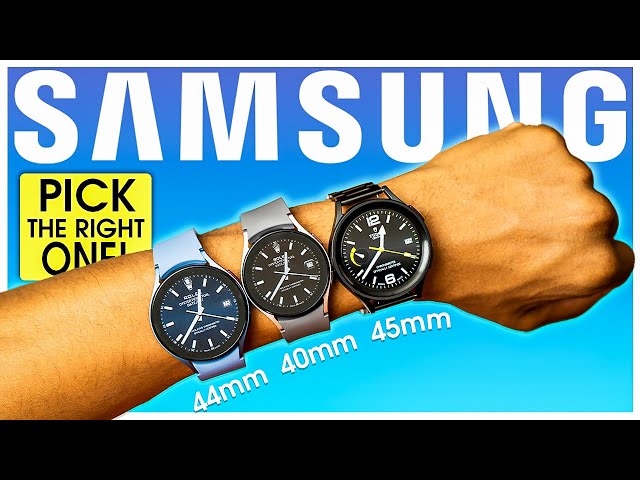 Galaxy Watch 5 40mm vs 44mm vs 45mm DON'T BUY the WRONG ONE!