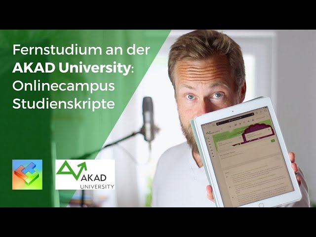 AKAD University: Ich zeige euch Onlinecampus und Skripte fürs Fernstudium