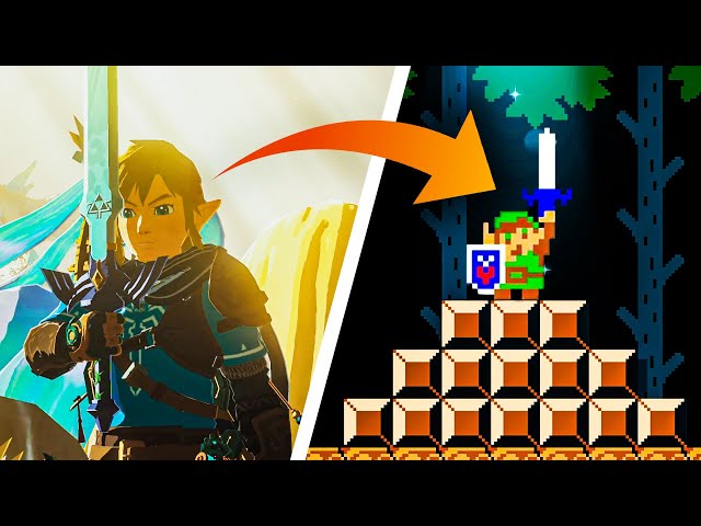 Zelda-Level in Mario Maker 2!