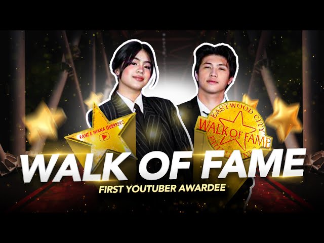 We Made It To The Walk of Fame ! @ranzkyle @nianaguerrero