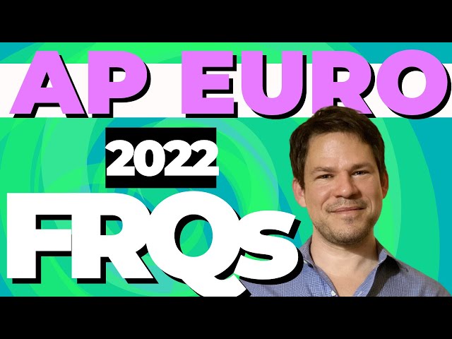 2022 AP European History Free-Response Questions