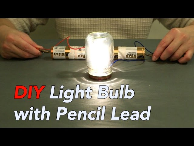 Interesting Light Bulb Experiment Using Pencil Lead