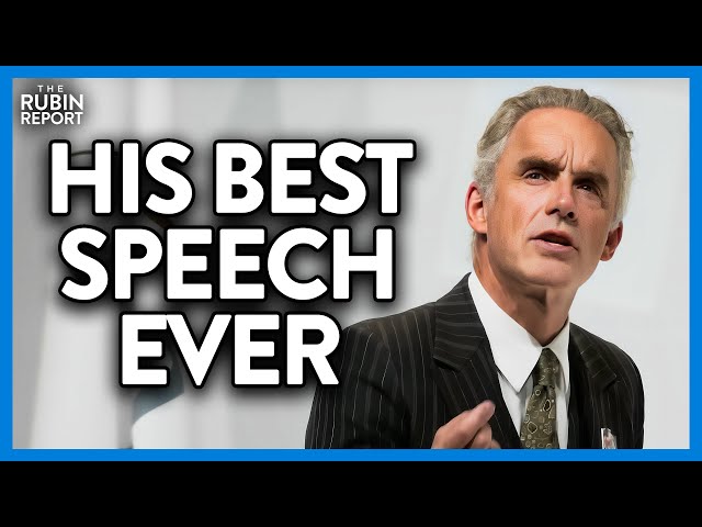 This Is Easily the Most Important Speech Jordan Peterson Has Ever Done