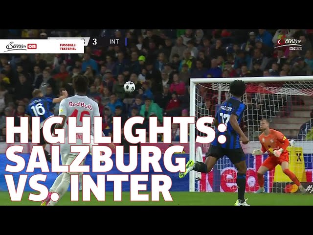 Regenschlacht in Wals-Siezenheim! FC Red Bull Salzburg vs. Inter Mailand | Highlights