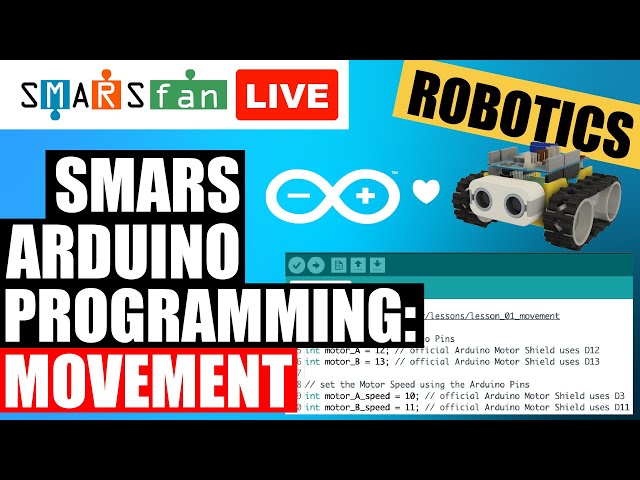 SMARS Motor Control Arduino Programming - Movement