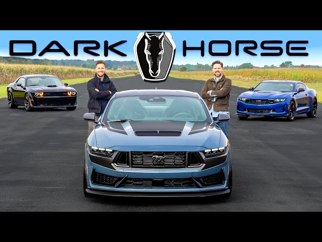 2024 Mustang Dark Horse // V8 DRAG RACE, Review & Lap Time
