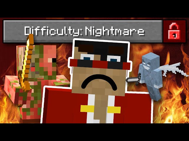 Beating Minecraft On Nightmare Difficulty