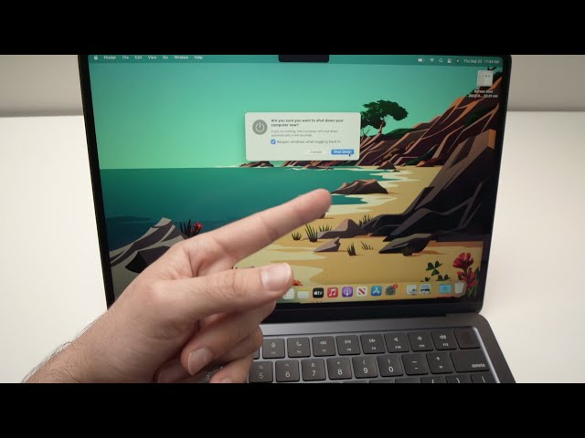 How To Turn OFF or Force Shut Down your MacBook Air M2