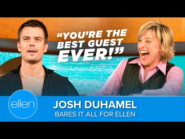 Josh Duhamel Bares It All for Ellen