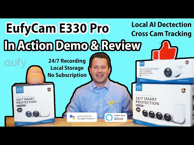 ✅ Working Demo & Review: EufyCam E330 Outdoor Security Camera - 24/7 4K Local Recording With AI