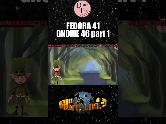 FEDORA 41 GNOME 46 part 1 #shorts #short #shortvideo #shortsvideo #viral #linux #tech #technology