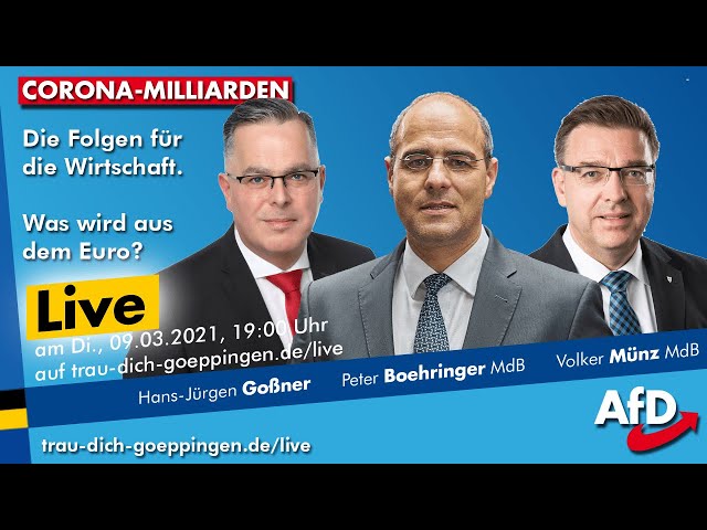 Vor der Wahl in Baden-Württemberg: Boehringer, Münz, Goßner im Göppinger Gespräch